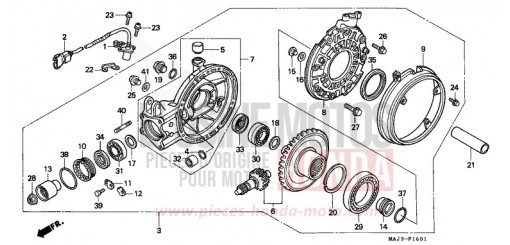 ENGRENAGE MENE DE SORTIE (ST1100A) ST1100AW de 1998